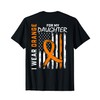I Wear Orange For My Daughter MS Awareness Flag Back