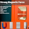 Magnetic Locker Mirror | Frameless Glass with Strong Magnetic Backing,
