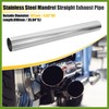 HOPESPANNER Straight 4" OD 35" Length Mandrel Exhaust Pipe 4