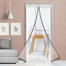 PVC Economical Magnetic Windproof Barrier for Winter - Entrance Cold Protection & Heating Cost Saving Curtain