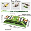 Cockroach Traps,Roach Traps,Cockroach Bait,Roach Motel,Child & Pet Friendly (10 Pack)