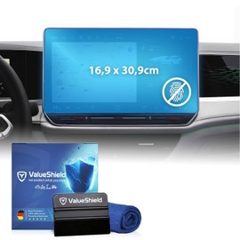 Anti-Fingerprint Screen Protector Matt Suitable for VW ID Buzz 2022-2027: Infotainment 12.9 Inch Discover/Pro Touch Screen, Navi - Prevents Reflections and Scratches