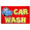 Car Wash Red Flag 3x5ft Poly - Perfect for businesses,