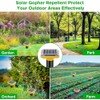 Ultrasonic Mole Repellent Outdoor, 6 Pack Gopher Repellent Solar-Powered for