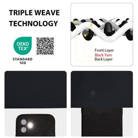 NICETOWN French Door Panel for Sidelights - Blackout Privacy Curtain Patio Door Thermal Insulated Drape and Door Blind for French Door Classroom Lockdown Shade (25W by 72L Inches, Black, 1 Panel)