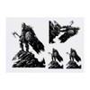 4 x 'Viking Standing on Cliff' Temporary Tattoos - Water