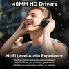 Wireless Headset with Mic for Work, Wireless Computer Headset (Bluetooth+USB