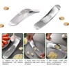 THETAG Garlic press, garlic press, stainless steel garlic mill, tools