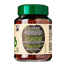 CLIPPER Organic Decaffeinated Freeze Dried Instant Coffee FT 100g (PACK OF 1)
