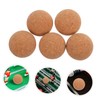 Abaodam 5 Pack Table Football Cork Balls Table Soccer Accessory