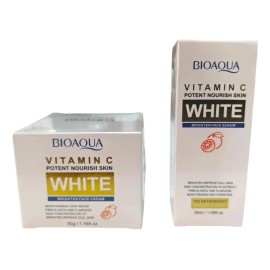 Kit Bioaqua Crema Serum Facial Vitamina Antioxidante