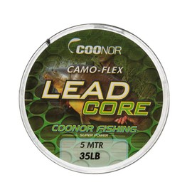 35lb / 45lb / 55lb 5m Leadcore Braided Camouflage Carp Fishing Line Hair Rigs Lead Core Fishing Tackle ALKOY