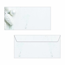SIGEL DU132 Envelopes Christmas "Modern Christmas", DIN Long, Pack of 50