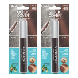 Kiss Colors BGC06 - Cepillo para retocar el cabello gris (2 unidades)