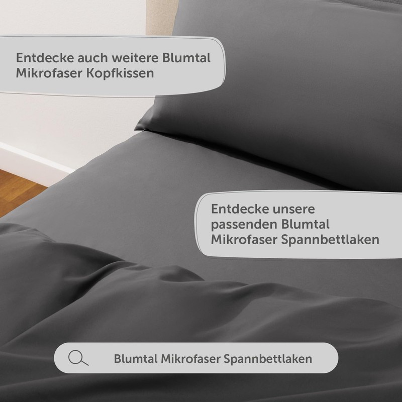 Blumtal 90 Microfibre Bed Linen And Pillowcase Set
