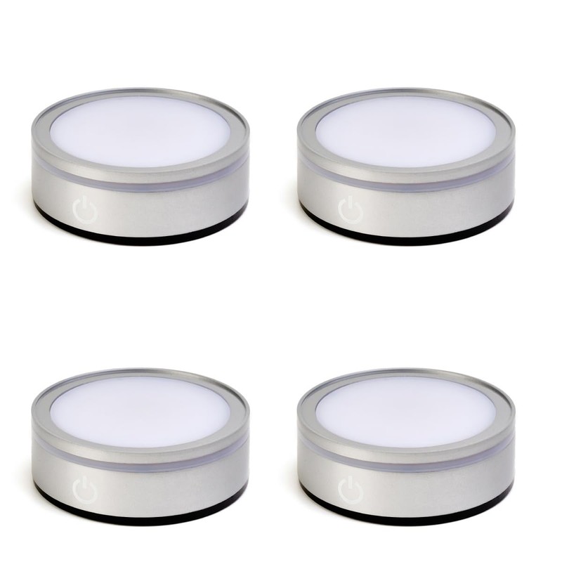LED Light Base Lighted Display Stand for Crystal, 4 Pack
