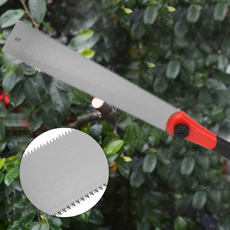 DoubleSided Saw TPR Handle Double Edge Handsaw for Woodworking Cutting