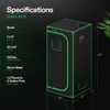 VIVOSUN S276 32"x32"x63" Grow Tent, High Reflective Mylar with Observation