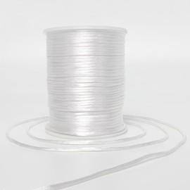 2 mm 330 Feet Satin Nylon Cord String for Jewelry Making Bracelet Necklaces Beading Thread Rattail Macrame Kumihimo Chinese Knot Craft