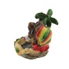 Budawi® Rasta Ashtray Rasta Man with Joint and Palm Trees