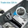 Dicio Junction Box clamp Hole Bushing Knockout R-omex Connector snap