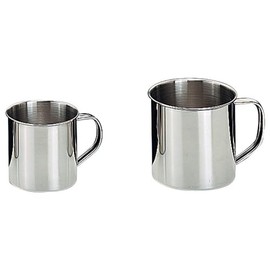 IBILI Mug 8 cm of Stainless Steel, Silver