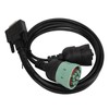 DB15 to 6P J1708 9p J1939 Diagnostic Adapter Cable 402048