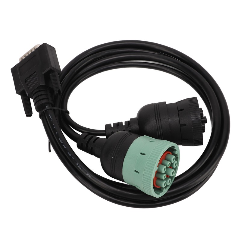 DB15 to 6P J1708 9p J1939 Diagnostic Adapter Cable 402048
