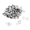 Wiltec 50 x Stainless Steel Clips 8 mm Decking Mounting