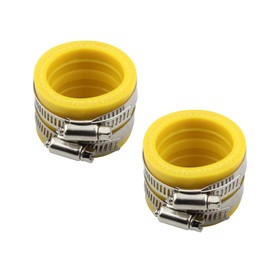 35mm Carburetor Intake Manifold Carb Interface Inlet Pipe Manifold For Universal KEIHIN OKO KOSO PWK ATV Scooter Dirt Bike Go Kart Motorcycle(2pcs Red)