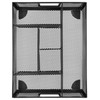 Merangue Mesh Drawer Organizer, 6 Compartments, Black
