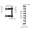 CNCEST Coat Hooks Wall Mounted Vertical Coat Hook Standing Coat