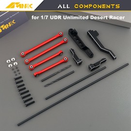 NMNRC Alum UDR Front Rear Sway Bar Kit 8597 8596 for 1/7 Unlimited Desert Racer 85086-4 RC Car Upgrades Part