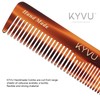 KYVU Handmade Cellulose Acetate Comb T4, 12.9 cm, FINE &