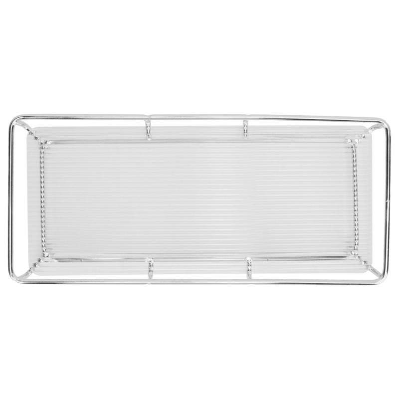 Bathroom Countertop Tray Stainless Steel Acrylic Modern Minimalist Design Space