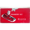 Select Rogers Cranberry Set, Gravy Boat /Tray, Pumpkin Salt Pepper,