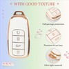 Car Key Covers 2Pcs Remote Key Fobs TPU Key Case