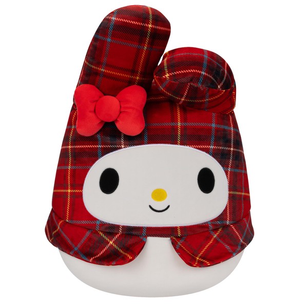 Squishmallows Original Sanrio 14-Inch Red Plaid My Melody Plush -