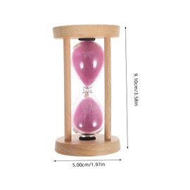 FELTECHELECTR Wooden Timer Kitchen Study Office Decor Sauna Timer Game Decorative Clock Home Decor for Birthday