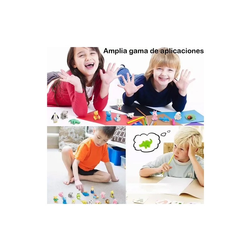 100 Gomas De Borrar De Animales, Material Escolar Para Niños