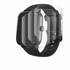 Savvies (4 Pack Full-Screen Protection Film compatible with Yoever IDW19 1.8" Full Cover Screen Protector 3D Curved [Edge to Edge]