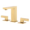 sumerain Brushed Gold 8 Inch Widespread Bathroom Faucet 2 Handle