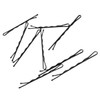 (5cm) Wavy bobby pin, hair clip, stray hair clip, black pin, straight pin, accent hair clip / (5cm) 물결 실삔 머리고정핀 잔머리핀 검정핀 일자핀 포인트 머리핀
