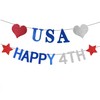 Independence Day 4th of July Decorations Banner Bunting,1 x Glitter