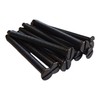 M3.5mm X 40mm Long Black Nickel Electrical Machine Screws for