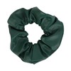 Vegan Leather Look Scrunchie (Dark Green)