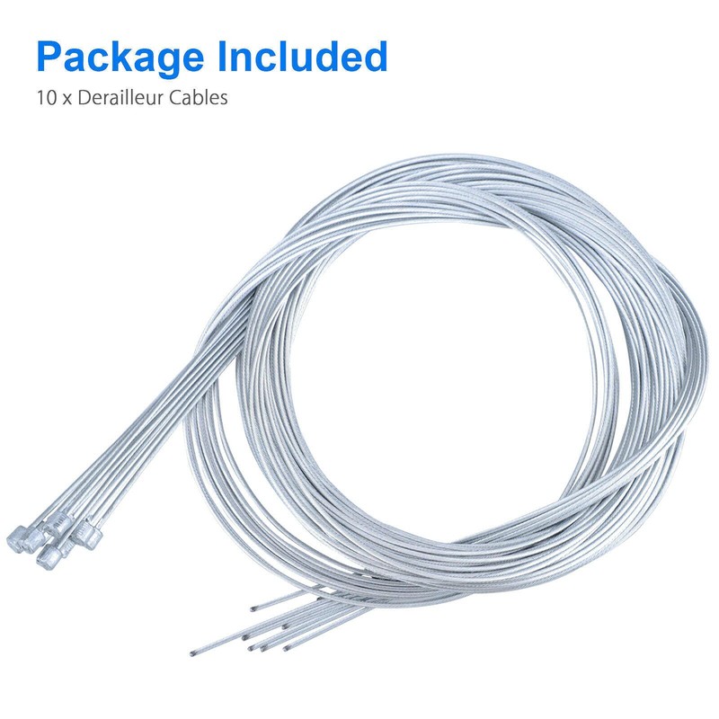 F Fityle Set of 10, Premium Bike Shift Cable, Professional