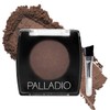 Palladio Polvo para Cejas Dark Brown, Polvo Suave y Natural,