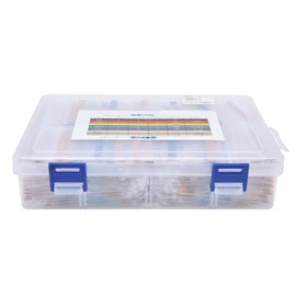 1450Pcs Metal Film Resistor Kit 145 Values Assortment 1~1MΩ 1/4W for DIY Experiments