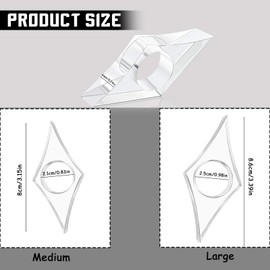 2 Pcs Book Page Holder, Transparent Thumb Book Page Holder, Reading Accessories, Transparent Book Page Holder for Books, Gifts for Readers, Gift for Book Lovers, Gift for Bookworms